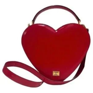 "the nanny" Vintage Mochino Heart Bag